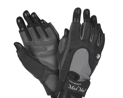 Перчатки Mad Max MTi82 MFG-820 Black-Hydrargyrum, Размер L