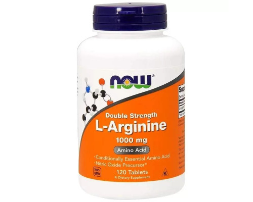 NOW L-Arginine 1000 мг 120 таблеток