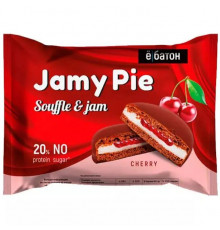 Ё/Батон Jamy Pie Souffle & Jam с маршмеллоу и фруктовым джемом 60 г, Шоколад