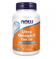 NOW Ultra Omega-3, 90 капсул