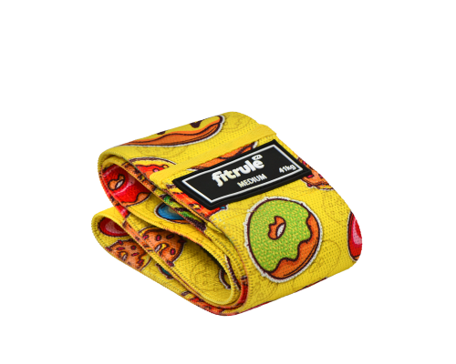 FitRule Фитнес-резинка принтованная тканевая, 41 кг
