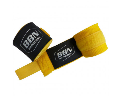 Best Body Бинты для бокса BBN Hardcore 2х350см, Желтые