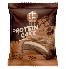 Fit Kit Protein Cake с суфле 70 г, Шоколад-Кофе
