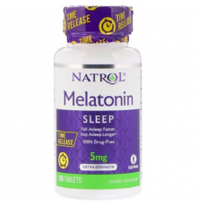 Natrol Melatonin 5 мг Time Release 100 таблеток