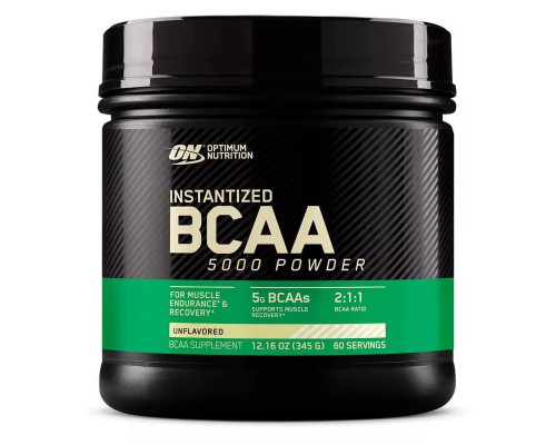 БЦАА Optimum Nutrition BCAA 5000 Powder 345 г, Без вкуса