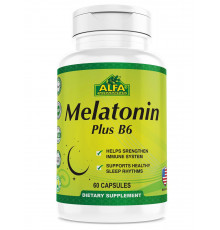 Alfa Vitamins Melatonin Plus B6 5 мг 60 капсул
