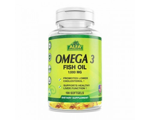 Alfa Vitamins Omega 3 Fish Oil 1000 мг 100 капсул