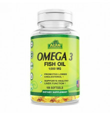Alfa Vitamins Omega 3 Fish Oil 1000 мг 60 капсул