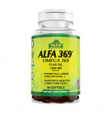Alfa Vitamins Omega 3-6-9 Organic Flax Oil 1000 мг 100 капсул