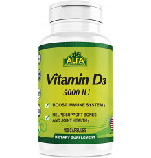 Alfa Vitamins Vitamin D3 5000 IU 100 капсул