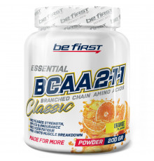 Be First BCAA 2:1:1 Classic Powder 200 г, Апельсин