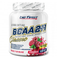 Be First BCAA 2:1:1 Classic Powder 200 г, Малина
