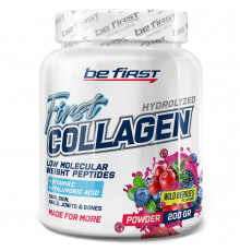 Be First Collagen + Hyaluronic Acid + Vitamin C 200 г, Лесные ягоды