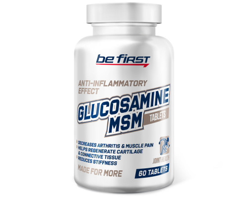 Be First Glucosamine + MSM 60 таблеток