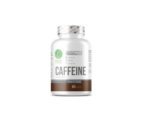 Nature Foods Caffeine 100 мг 60 капсул