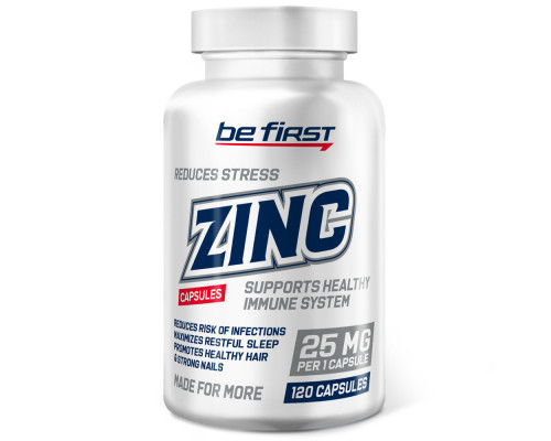Be First Zinc 25 мг 120 капсул