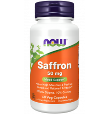 NOW Saffron 50 мг, 60 капсул