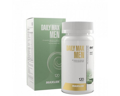 Комплекс витаминов для мужчин Maxler Daily Max Men, 120 таблеток