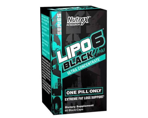 Жиросжигатель Nutrex Lipo-6 Black Hers Ultra Concentrate, 60 капсул