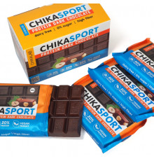Chikalab Chika Sport 100 г, Темный шоколад с фундуком