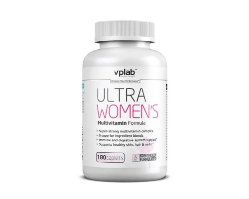 Комплекс витаминов для женщин Vplab Ultra Womens, 180 капсул