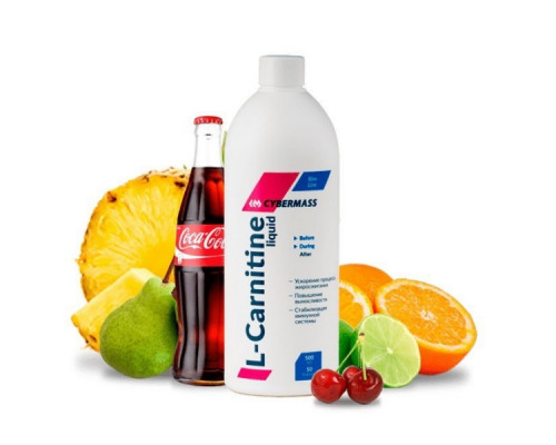 Л-Карнитин CyberMass L-Carnitine Concentrate 3600 500 мл, Лимон-Лайм
