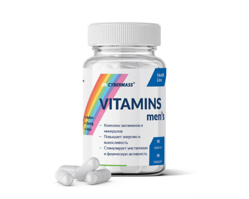 Комплекс витаминов для мужчин Cybermass Vitamins Mens, 90 капсул
