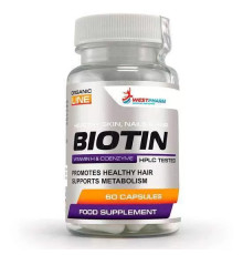 WestPharm Biotin 10 мг 60 капсул