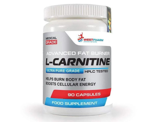 Л-Карнитин WestPharm L-Carnitine 500 мг, 90 капсул