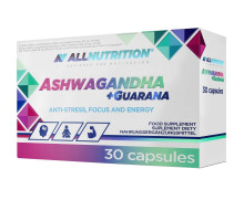 All Nutrition Ashwagandha + Guarana 30 капсул