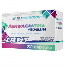 All Nutrition Ashwagandha + Guarana 30 капсул