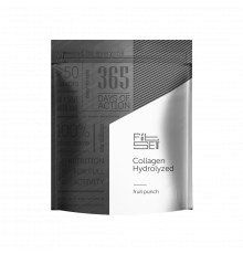 FitSet Collagen Hydrolyzed 1000 г, Фруктовый пунш