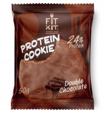 Fit Kit Protein Сhocolate Сookie 50 г, Двойной шоколад