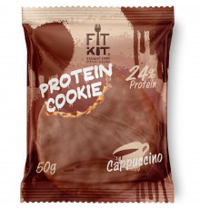 Fit Kit Protein Сhocolate Сookie 50 г, Капучино
