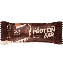 Fit Kit Protein BAR 60 г, Двойной шоколад