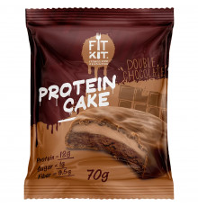 Fit Kit Protein Cake с суфле 70 г, Двойной шоколад