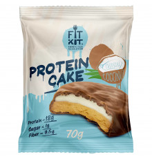 Fit Kit Protein Cake с суфле 70 г, Тропический кокос