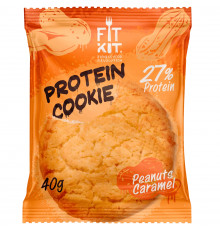 Fit Kit Protein Cookie 40 г, Арахис-Карамель