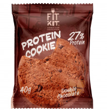 Fit Kit Protein Cookie 40 г, Двойной шоколад