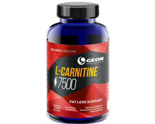Л-Карнитин GEON L-Carnitine 7500, 90 капсул
