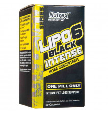 Nutrex Lipo-6 Black Ultra Concentrate Intense 60 капсул