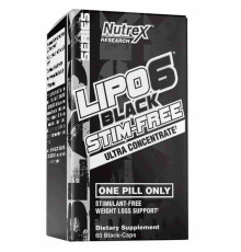 Nutrex Lipo-6 Black Ultra Concentrate Stim-Free 60 капсул