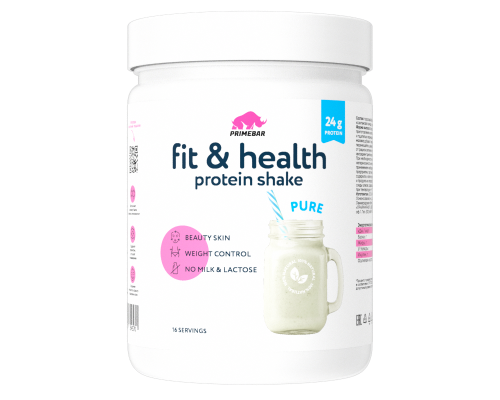 Prime Kraft Fit&Health Protein Shake 500 г, Без вкуса