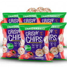 BombBar Snaq Fabrio Crispy Chips 50 г, Малосоленые огурчики