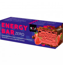 Slice of Joy Energy Bar Zero 45 г, Клубника-Молочный шоколад