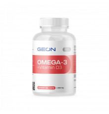 GEON Omega-3+Vitamin D3 120 капсул