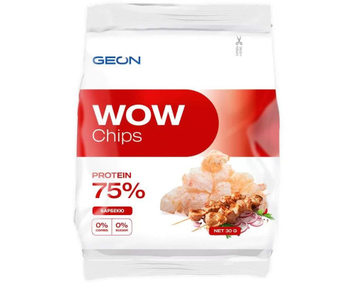 GEON WOW Protein Chips 30 г, Сладкий тайский перец