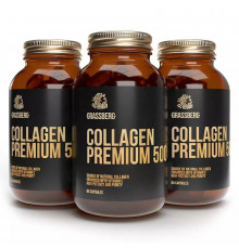 Grassberg Collagen Premium 500 мг + Vit C 40 мг 60 капсул