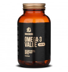 Grassberg Omega-3 Value 1000 мг  90 капсул