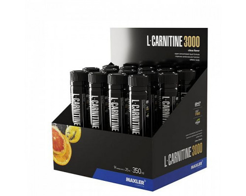 Л-Карнитин Maxler L-Carnitine 3000 мг 25 мл, Цитрус